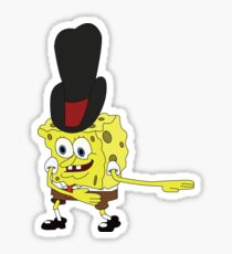 Spongebob - Cowboy Dance Meme Sticker