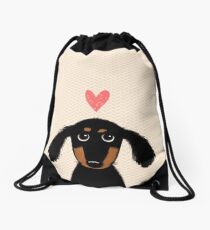 Mochila saco Dachshund Puppy Love