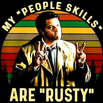 My People Skills Are Rusty Supernatural' Sticker