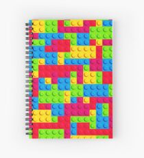 Coloured Bricks Spiral Notebook