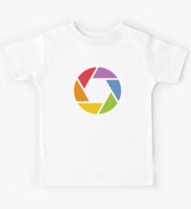 Colorful Camera Shutter Kids Tee