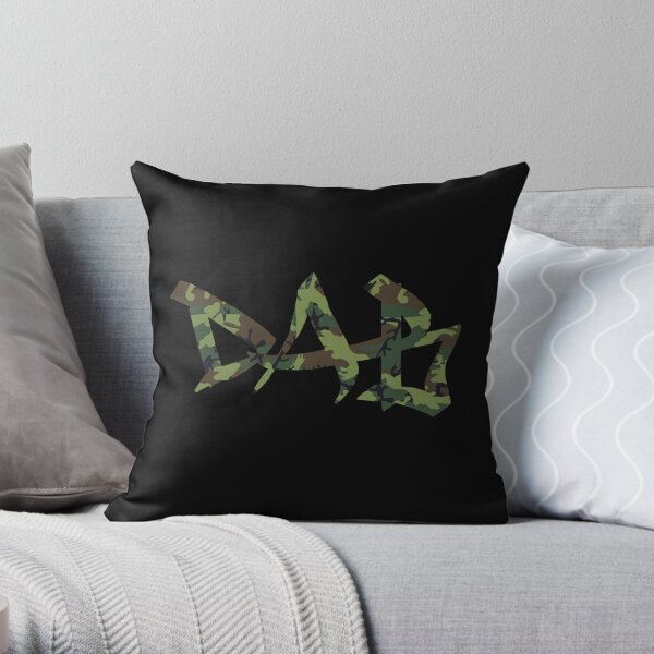 DAB camo Throw Pillow