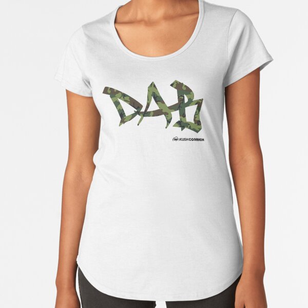 DAB camo Premium Scoop T-Shirt