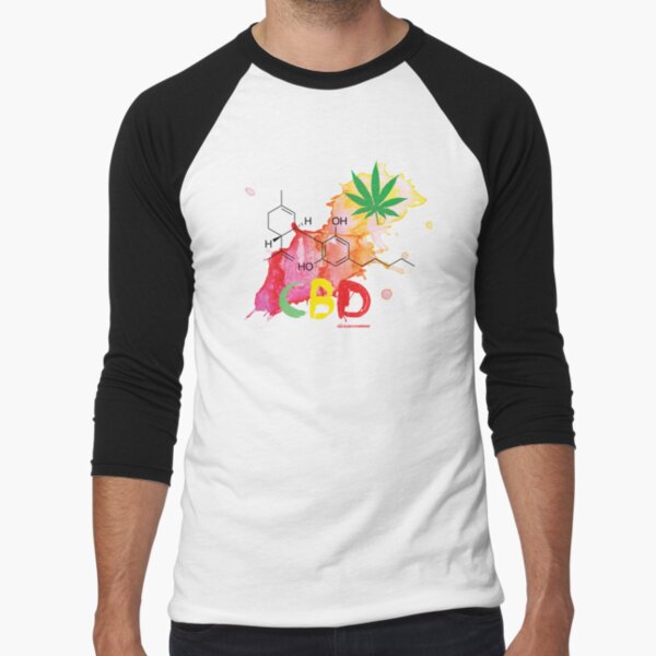 CBD Splash Baseball ¾ Sleeve T-Shirt