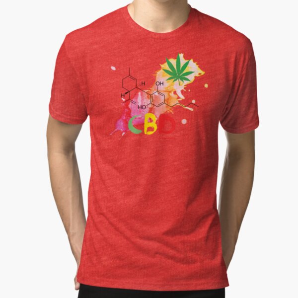 CBD Splash Tri-blend T-Shirt