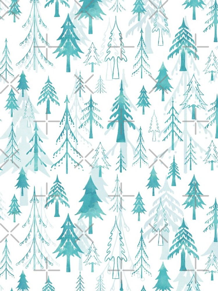Christmas tree mix on white by adenaJ
