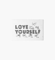 BTS - Love Yourself #Signed Art Board