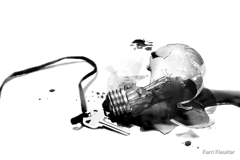 "Death of a Light Bulb" by Karri Klawiter Redbubble