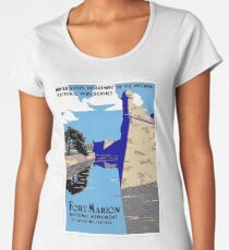 Vintage National Park Travel Poster Women's Premium T-Shirt