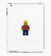 Brick minifigure classic red and blue iPad Case/Skin