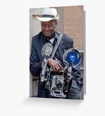 Dandy Photographer Greeting Card