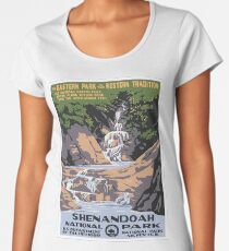 Vintage National Park Travel Poster Women's Premium T-Shirt