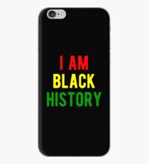 I Am Black History - Black History Month Rastafarian iPhone Case