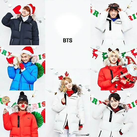 "bts christmas" Posters by desrosiers | Redbubble