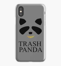 Trash Panda - Black Letter iPhone Case/Skin