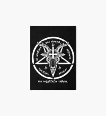 BAPHOMET - SIGIL OF SATAN - THE OCCULT Art Board