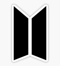 bts logo Sticker
