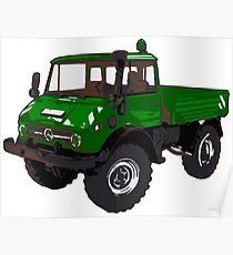 Unimog Green Poster