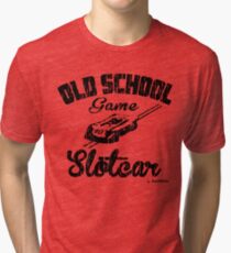 Oldschool game Slotcar Tri-blend T-Shirt