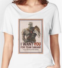 Camiseta ancha para mujer ¡Únete a la revolución!