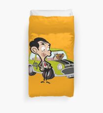 mr. bean - green car Duvet Cover