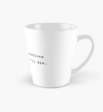 John Mulaney Emotions Quote Tall Mug