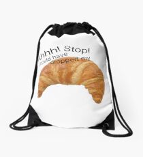 Croissant Vine Drawstring Bag