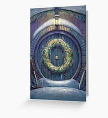 Tarjeta de felicitación Tolkien Fantasy Christmas Card
