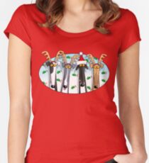 Greyhound Antlers (assorted) Women's Fitted Scoop T-Shirt