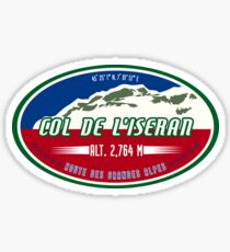 Col de l'Iseran 01 T-Shirt & Sticker - Route des Grandes Alpes Sticker