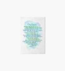 Our Father Which Are In Heaven Art Board Print