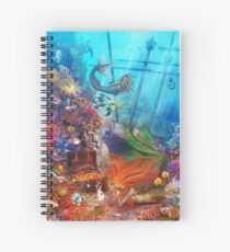 The Mermaid's Treasure Spiral Notebook