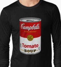 Campbells soup real photo realistic sticker Long Sleeve T-Shirt