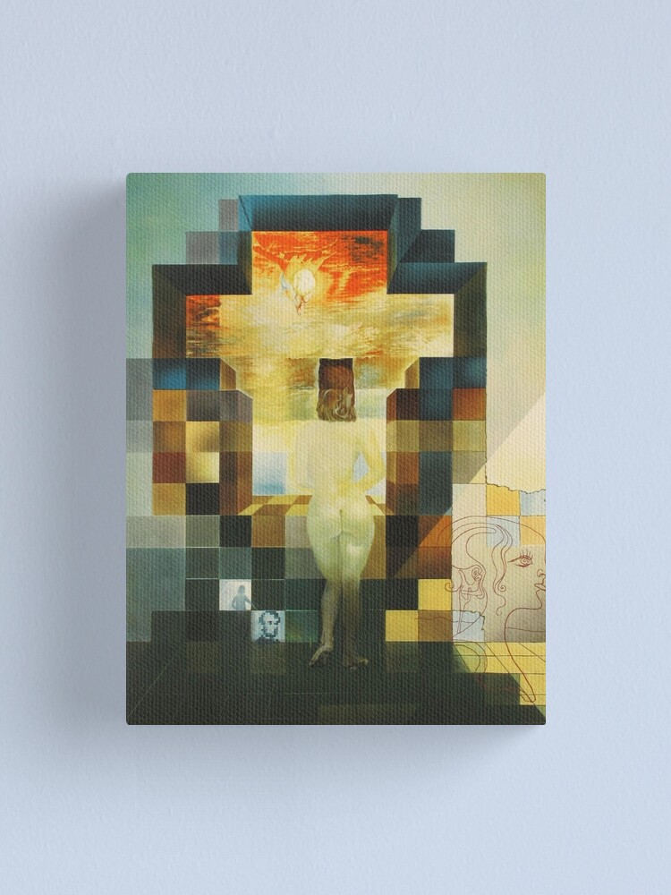 Alternate view of Lincoln in Dalivision- Salvador Dalí Canvas Print