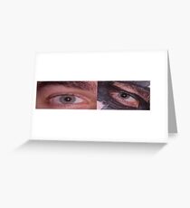 Good vs Evil Greeting Card