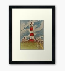 Happisburgh Lighthouse - Norfolk, UK Framed Print