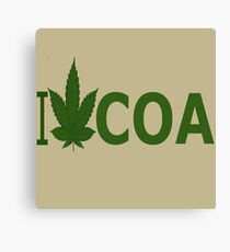 I Love COA Canvas Print