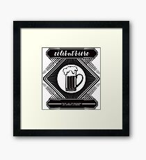 célibat'bière Framed Print