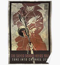 Fallout 4 Das Silberne Schleier braucht dich Retro Poster 2 Poster