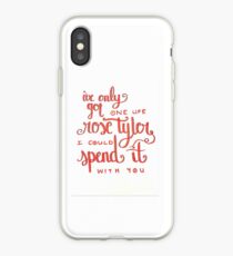 i only have one life, rose tyler iPhone Case