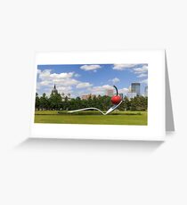 Minneapolis, Minnesota spoon and cherry sculpture Greeting Card
