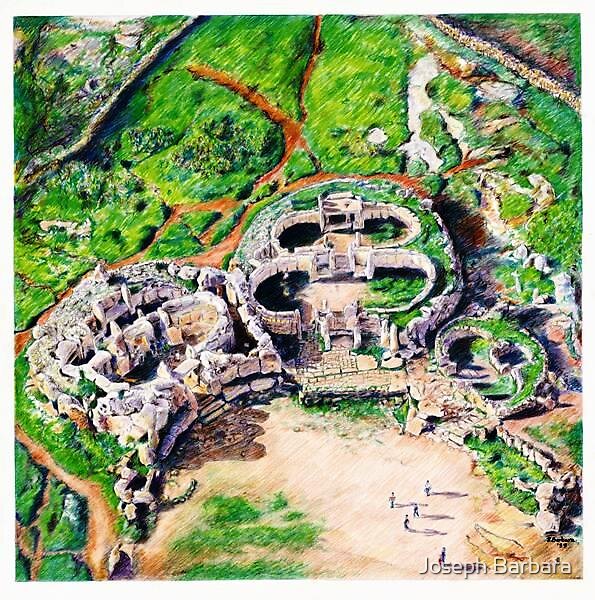 "Hagar Qim ( Nealithic Temple ) Malta" by Joseph Barbara Redbubble