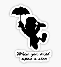 Upon a star Sticker