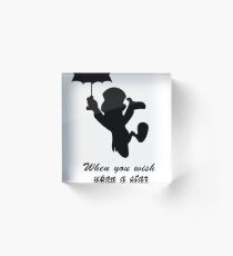 Upon a star Acrylic Block