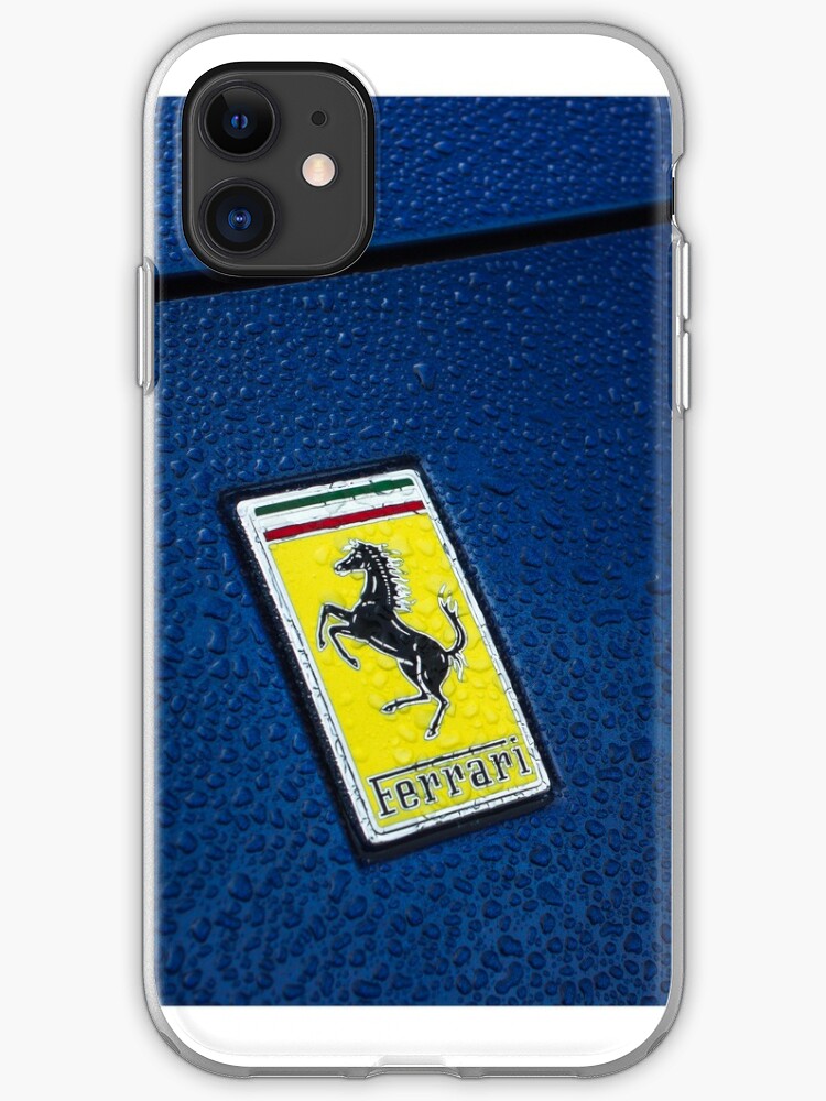 Ferrari 488 Gtb Ferrari Logo Iphone Case By Scott Mckellin