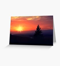 Sunset Greeting Card