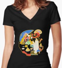 Big Miller Women's Fitted V-Neck T-Shirt