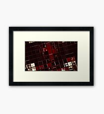Raster Gerahmtes Wandbild