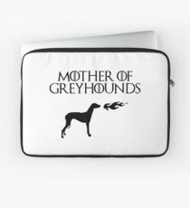 Mother of Greyhounds (Black) Laptop Sleeve
