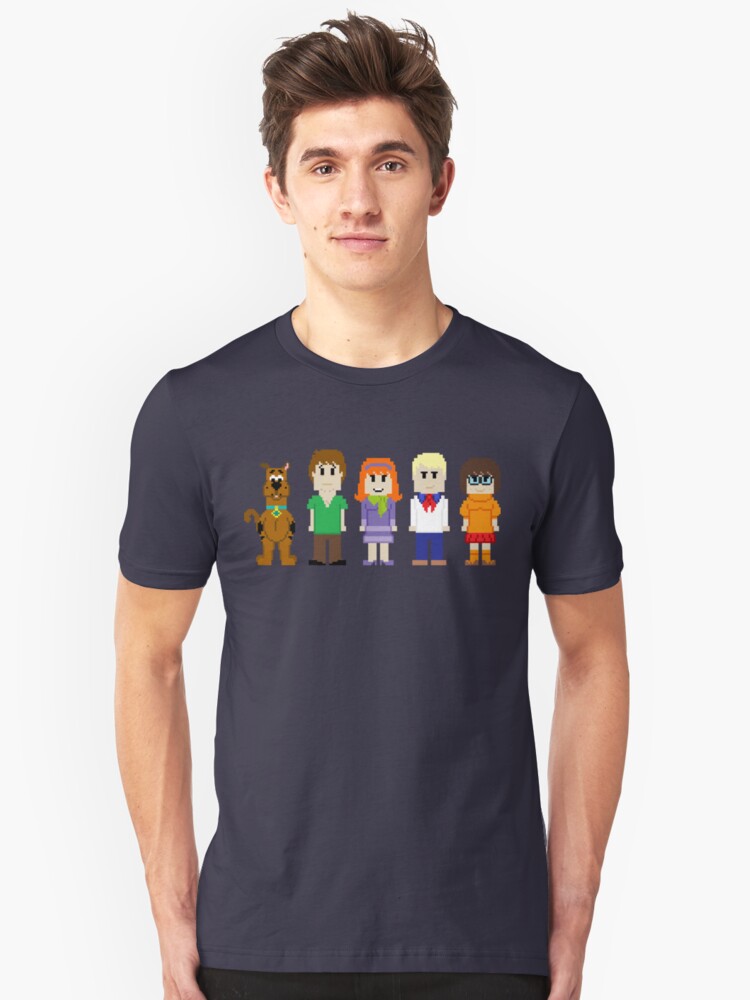 Alternate view of 8-Bit Retro Cartoon Hour! Slim Fit T-Shirt